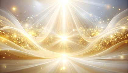 白と金と神々しい光