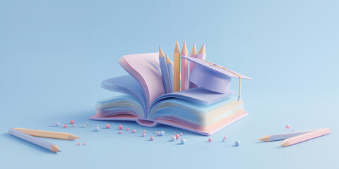 colored pencils in a box