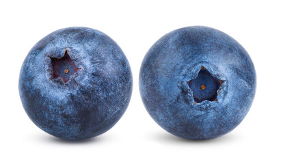 Fresh blueberry  isolated on transparent png ( image from camera )