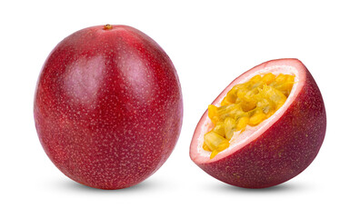 passion fruit isolated on transparent png (Image from camera)