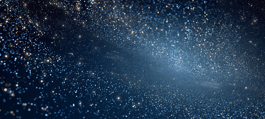 Obraz premium Celestial Dreamscape: Witness the splendor of the cosmos in this ethereal night scene, where countless stars and radiant celestial phenomena create a sense of wonder and vastness.