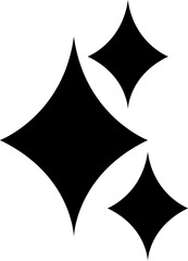 Sparkle icon shiny star vector symbol illustration