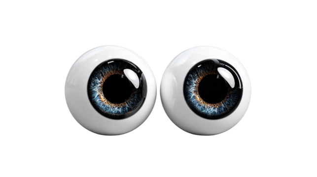 Eye to Eye: An up-close view of two realistic, detailed eyes gazing forward, offering a unique perspective on the human form.