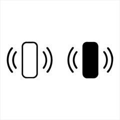Smartphone Vibration and Ringing Icons mobile cell