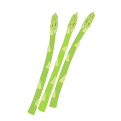 アスパラガスのシンプルなイラスト