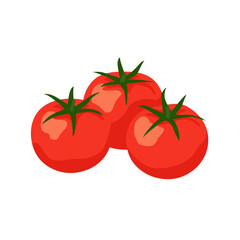 シンプルなミニトマトのイラスト
