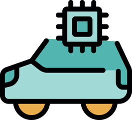 Autonomous vehicle integrating microchip technology for advanced navigation and control