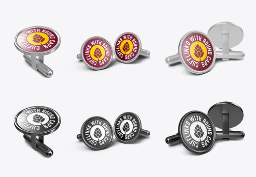 Cufflinks Mockup