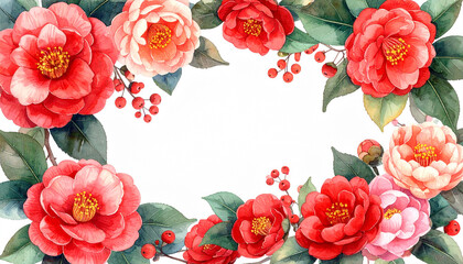 シックな薔薇のフレーム