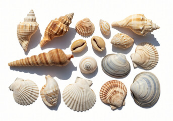 Isolated Seashells 