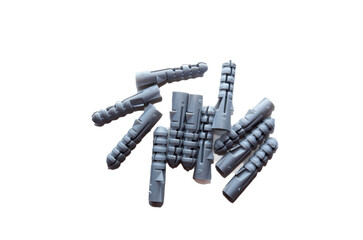 A Comprehensive Set of Dark Gray Fasteners Designed for Various Applications and Uses