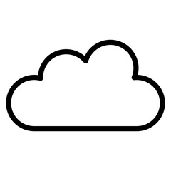 cloud icon design for graphic designer or web developer