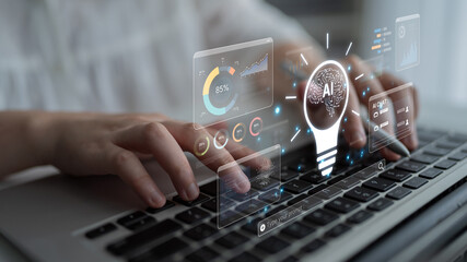 A user interface for a generative Artificial Intelligence platform. This creative tool uses machine learning for data analysis, content creation, and sparking new ideas. Fermion
