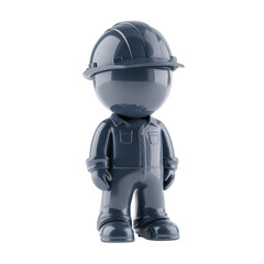 3D Character of Construction Worker