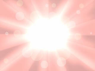 中心が光り輝く抽象的なピンク色の背景
