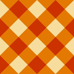 Seamless fall picnic pattern in warm tones