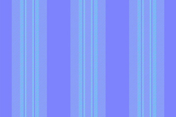 Obraz premium Dress seamless background textile, luxury stripe texture fabric. Front vertical lines vector pattern in blue and cyan colors.