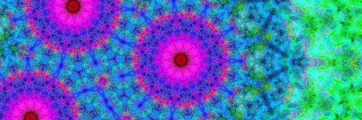 Colorful abstract banner image with tonal and color transitions and shapes.
