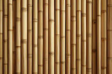 Fototapeta premium Organic bamboo panel pattern traditional Asian material texture