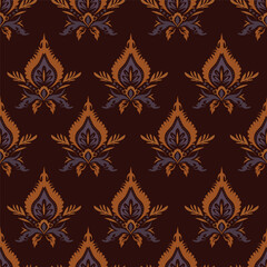 seamless damask pattern