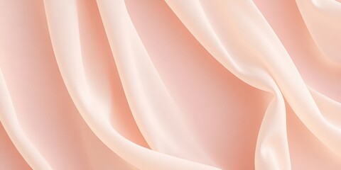 The soft and delicate blush colored silk fabric gently drapes and folds, creating a smooth and flowing elegant background perfect for a variety of designs.