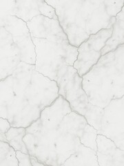 A close up view showcases the intricate network of cracks running across a weathered white marble surface, creating a visually compelling abstract texture design.