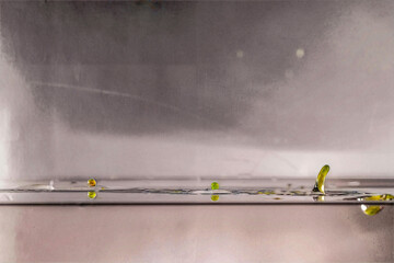 wasser tropfen gelb