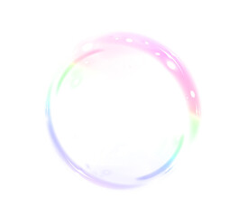Png Colorful Iridescent Bubble PNG Overlay on transparent background