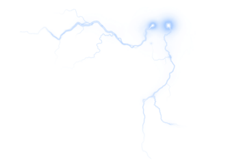 Png Lightning Electric Overlay PNG on transparent background