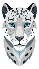 wolf head vector