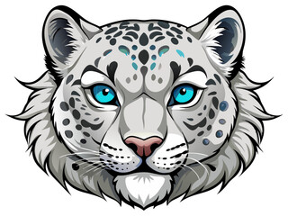 vector illustration of a leopard