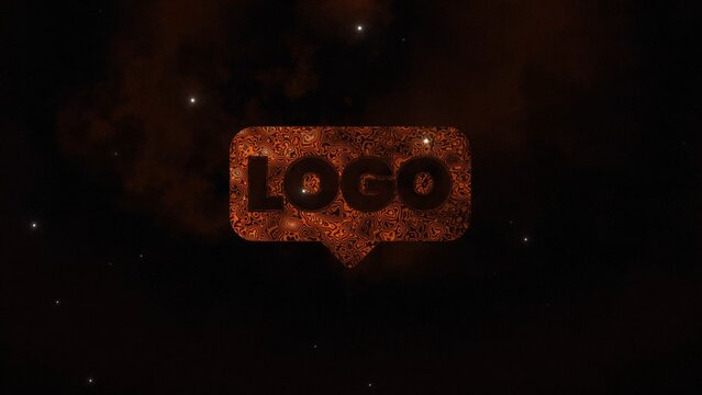 Creepy Dark Horror Grunge Weird Playful Clouds Logo Reveal