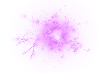 Png Lightning Plasma Bolt Overlay PNG on transparent background