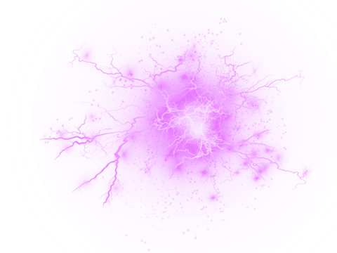 Png Lightning Plasma Bolt Overlay PNG on transparent background