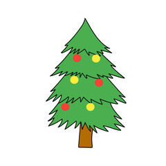 christmas tree vector
