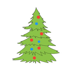 christmas tree vector