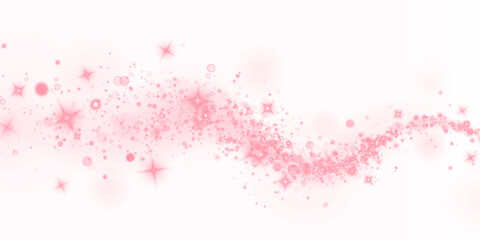 Png Pink Glitter Sparkle Trail PNG Overlay on transparent background
