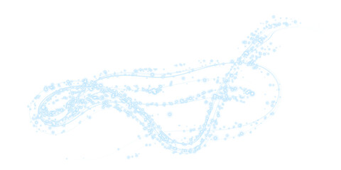 Png Blue Sparkling Light Trail Overlay PNG on transparent background