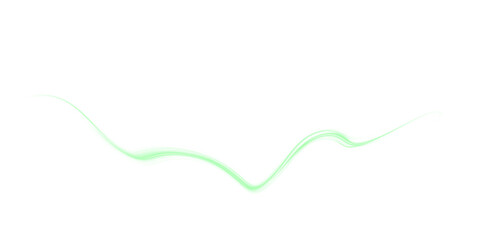 Png Green Light Trail Overlay PNG on transparent background