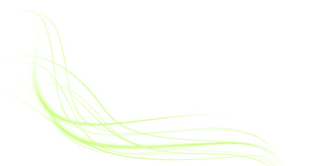 Png Green Light Trail Overlay PNG on transparent background