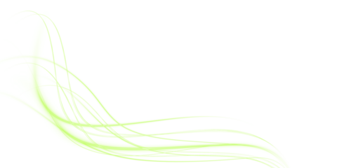 Png Green Light Trail Overlay PNG on transparent background