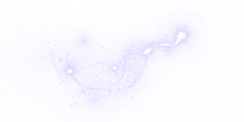 Png White Sparkle Trail Overlay PNG on transparent background