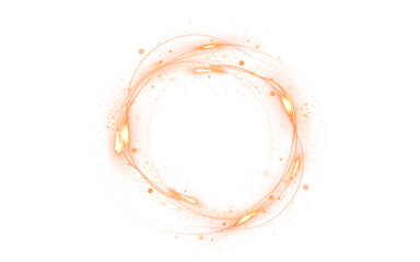 Png Orange Light Circle Overlay PNG on transparent background