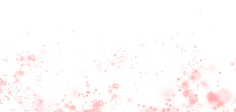 Png Pink Bokeh Trail Overlay PNG on transparent background - Powered by Adobe