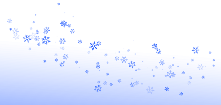 Png Blue Snowflake Overlay PNG on transparent background