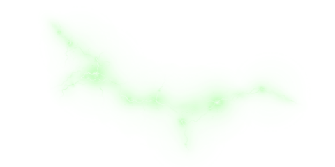 Png Green Lightning Energy Overlay PNG on transparent background