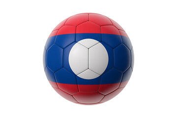 Fototapeta premium A spherical sports ball showcasing the distinctive colors and design of a national flag.