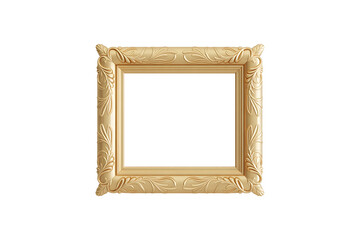 Fototapeta premium Ornate golden frame with intricate detailing, suggesting elegance and a classic aesthetic.