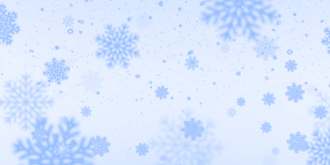 Png Blue Snowfall Overlay PNG with Frosty Sparkles on transparent background
