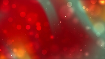 Abstract red background with blurred lights, ideal for festive designs, digital art, christmas themed projects, holiday posters, and background overlays. - Powered by Adobe